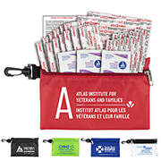 “All-You-Need” 28 Piece First Aid Kit in Super sized Zipper Pouch 